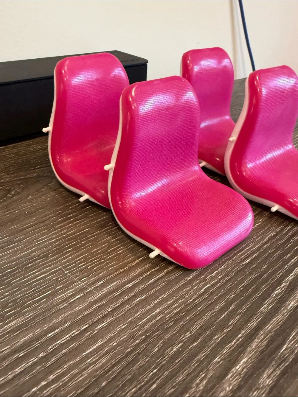 Barbie 1970’s pink chairs Vintage furniture dream house patio set